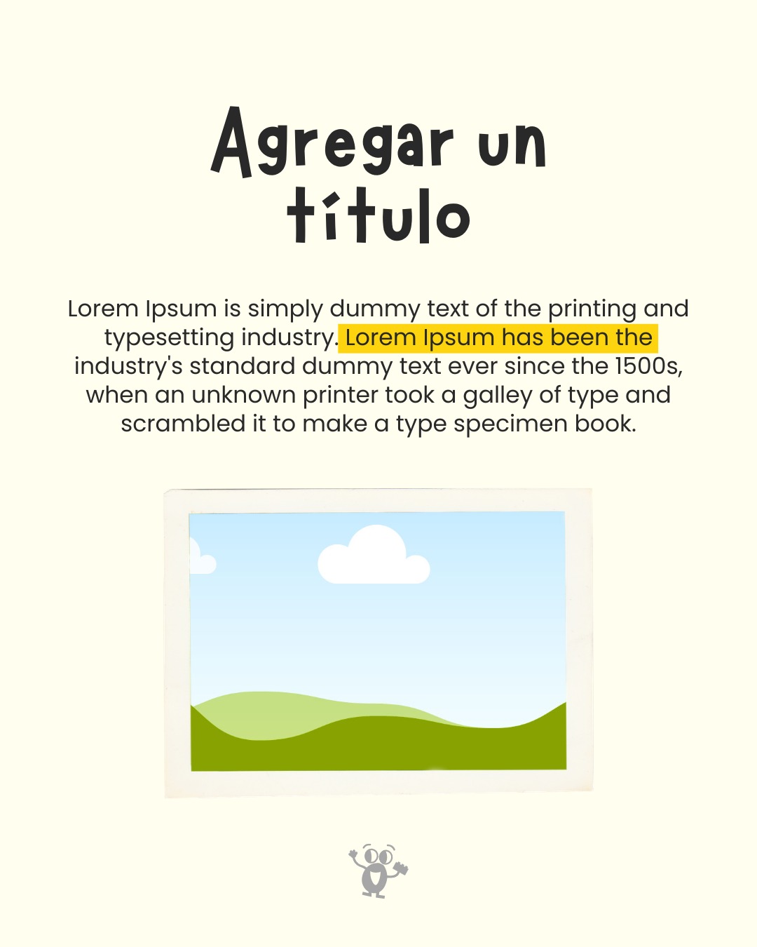 Plantilla para publicaciones en redes sociales