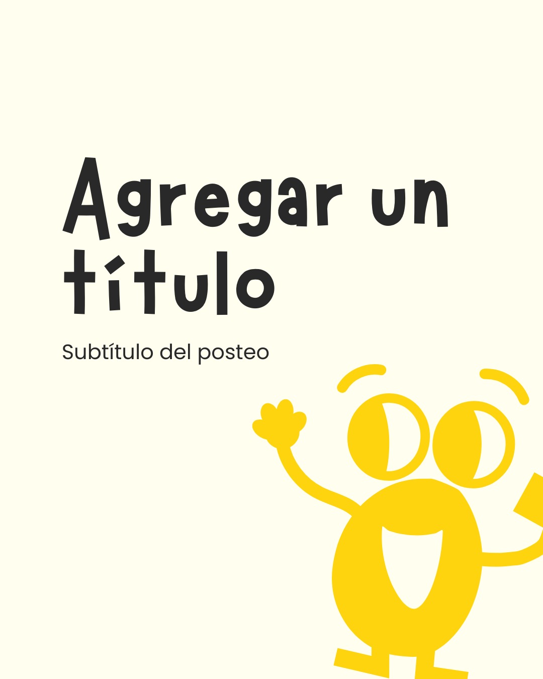 Plantilla para publicaciones en redes sociales